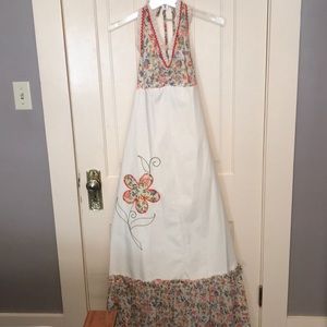 Vintage 70’s Halter Maxi Dress